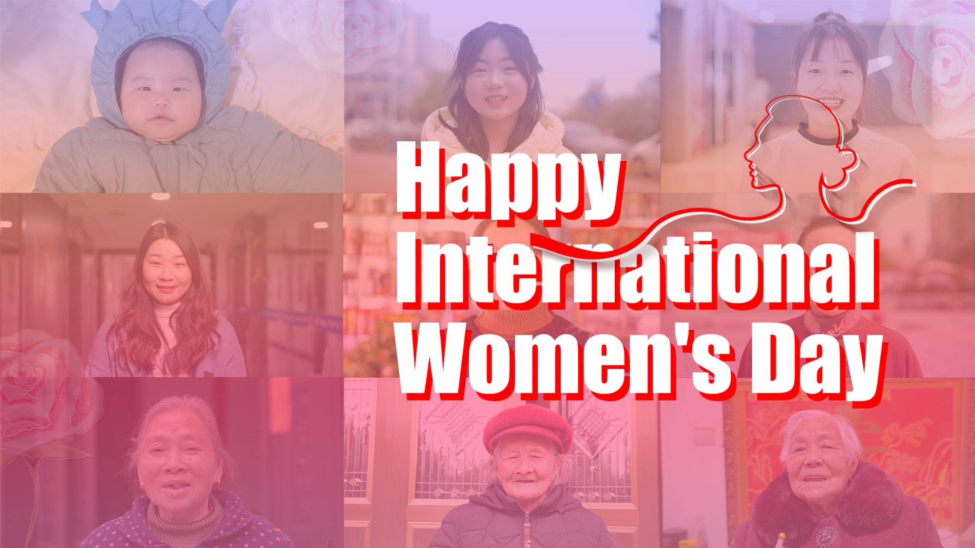 0-100 years in China.Happy International Women's Day