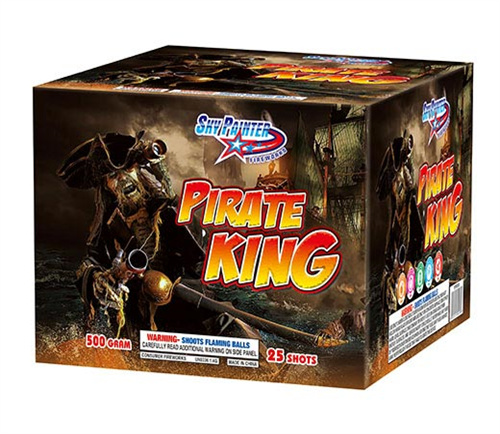 SKY PAINTER FIREWORKS 500GRAM SP5008 PIRATE KING 25 shots CAKE FIREWORKS