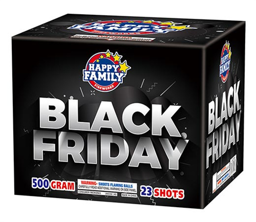 HAPPY FAMILY FIREWORKS 500GRAM JL2139 BLACK FRIDAY 23 shots CAKE FIREWORKS