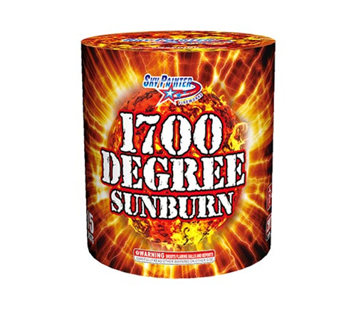 SKY PAINTER FIREWORKS 200GRAM SP1550 1700 DEGREEN SUNBURN 15 shots CAKE FIREWORKS