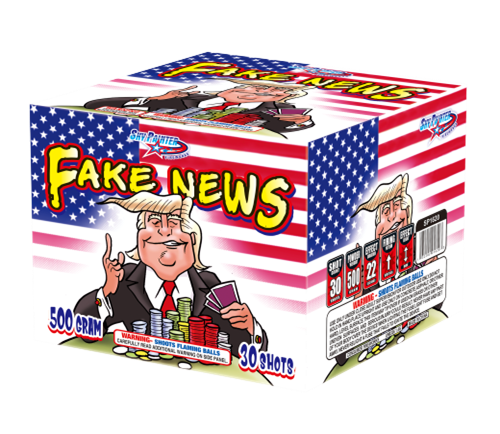 HAPPY FAMILY FIREWORKS 500GRAM SP1620 FAKE NEWS 30 shots CAKE FIREWORKS