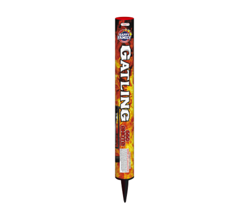 HAPPY FAMILY FIREWORKS ROMAN CANDLE JL21052X GATLING 660 SHOTS CANDLE FIREWORKS