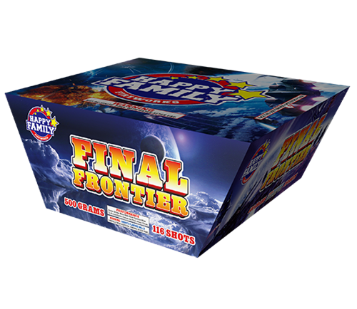 HAPPY FAMILY FIREWORKS 500GRAM JL21092 FINAL FRONTIER 116 shots CAKE FIREWORKS