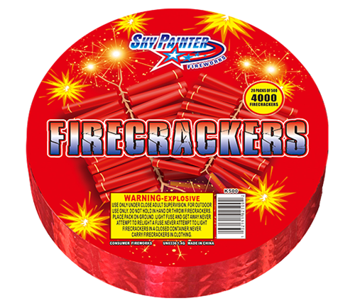 500 STRIP FIRECRACKERS 1.4G fireworks July 4th birthday  party SKY PAINTER