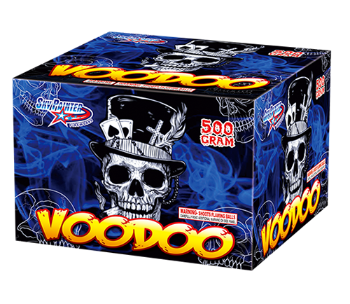 SKY PAINTER FIREWORKS 500GRAM SP52207 VOODOO 32 shots CAKE FIREWORKS