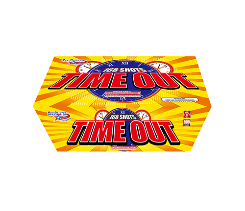 SKY PAINTER FIREWORKS 500GRAM SP52248 TIME OUT 168 shots CAKE FIREWORKS