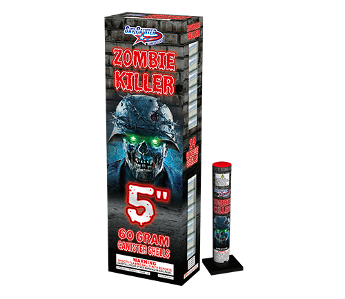 SKY PAINTER FIREWORKS CANISTER SHELL SPC21149 ZOMBIE KILLER FIREWORKS