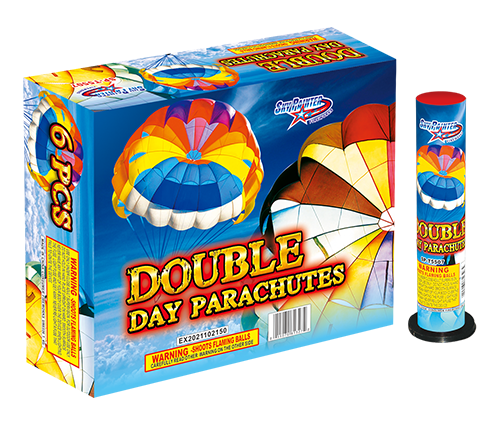 SKY PAINTER FIREWORKS PARACHUTE SP-T5507 DOUBLE DAY PARACHUTE FIREWORKS