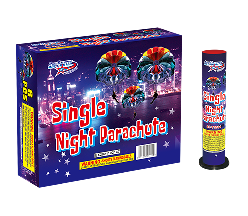 SKY PAINTER FIREWORKS PARACHUTE SP-T5501 SINGLE NIGHT PARACHUTE FIREWORKS