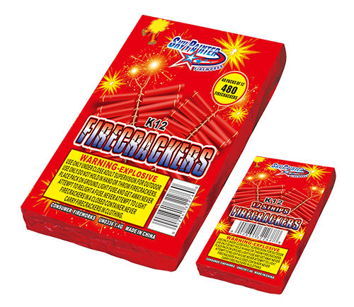 SKY PAINTER FIREWORKS FIRECRACKERS K12 12 STRIP FIRECRACKERS FIREWORKS