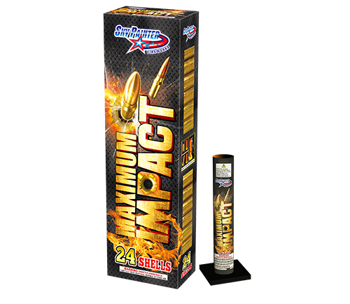 SKY PAINTER FIREWORKS CANISTER SHELL SPC4001 MAXIMUM IMPACT FIREWORKS