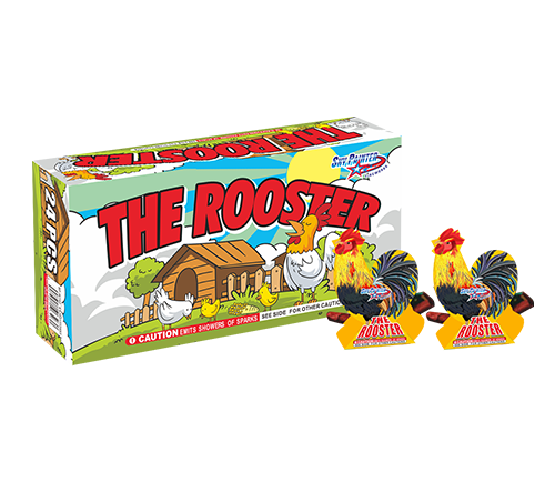 SKY PAINTER FIREWORKS NOVELTY SP-W702 THE ROOSTER NOVELTY FIREWORKS