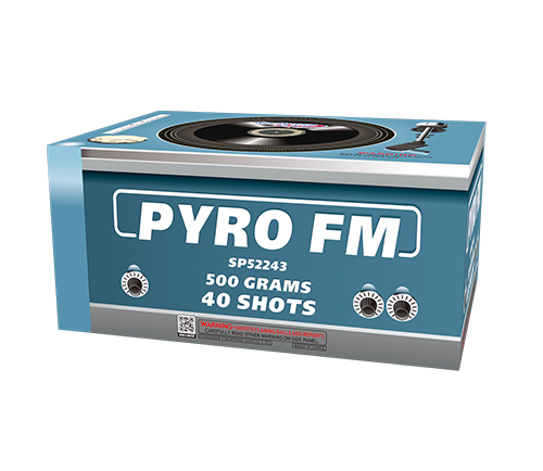 SKY PAINTER FIREWORKS 500GRAM CAKE SP52243 PYRO FM 40 shots CAKE FIREWORKS